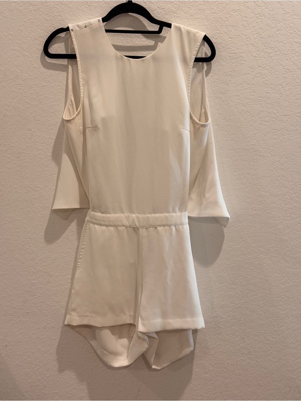 Club Monaco Off-Shoulder White Romper
